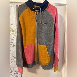 Columbia Slot Canyon Hoodie Full Zip Designed in Japan Men's Size Large Used